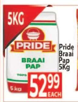 Pride Braai Pap 5Kg