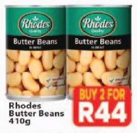 Rhodes Butter Beans
