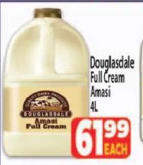 DOUGLASDALE FULL CREAM AMASI 4ℓ