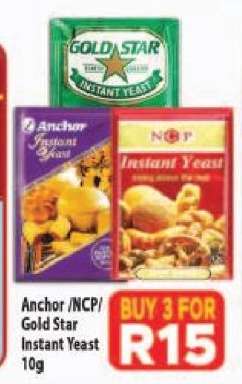 Anchor /NCP/ Gold Star Instant Yeast