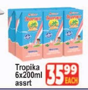 Tropika 6x200ml asrtd