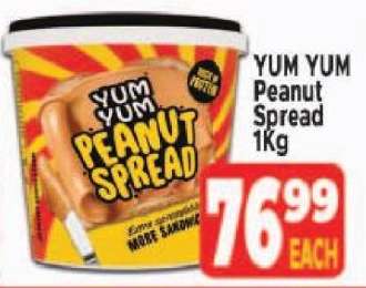 YUM YUM Peanut Spread