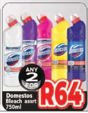Domestos Bleach assrt 750ml