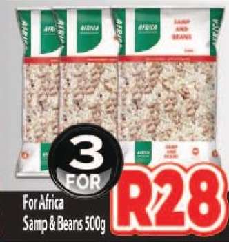 For Africa Samp & Beans 500g