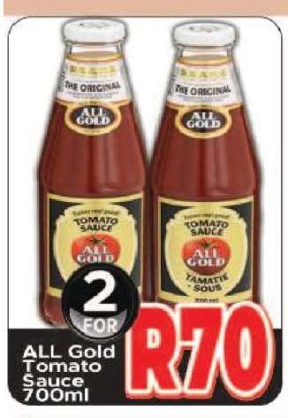 All Gold Tomato Sauce-700ml