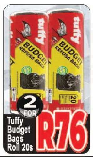 Tuffy Budget Bags Roll 20s
