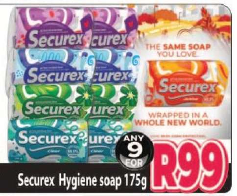 SECUREX HYGIENE SOAP 175g