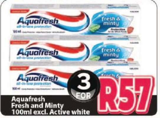Aquafresh Fresh and Minty