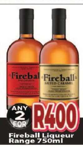 Fireball Liqueur Range 750ml