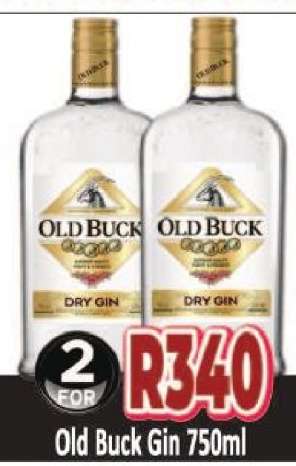 Old Buck Gin 750ml