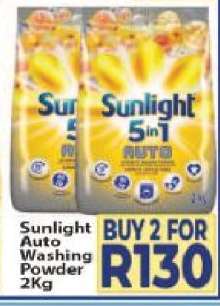 Sunlight Auto Washing Powder 2kg