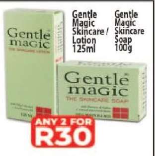 Gentle Magic Skincare / Lotion 125ml, Gentle Magic Skincare Soap 100g