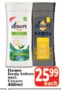 Dawn Body lotion excl. Cream