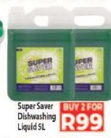 Super Saver Dishwashing Liquid 5L