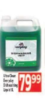 Ultra Clean Everyday Dishwashing Liquid 5L