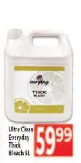 Ultra Clean Everyday Thick Bleach 5L