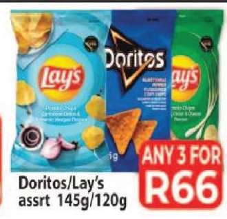 Doritos/Lay's assrt 145g/120g