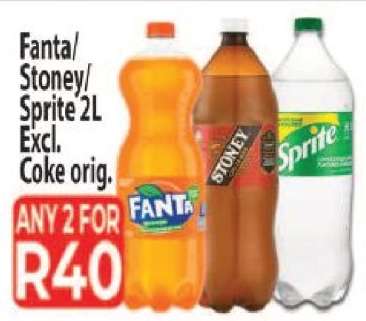 Fanta/Stoney/Sprite 2L