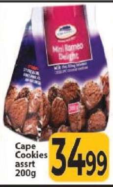 Cape Cookies assrt 200g