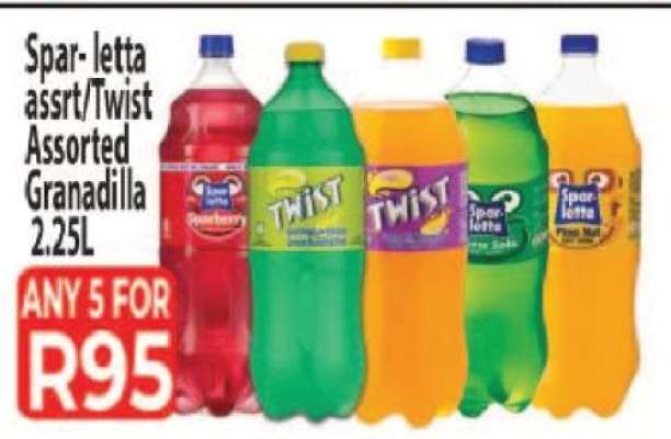 Spar-letta assrt/Twist Assorted Granadilla