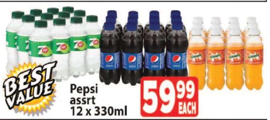 PEPSI assrt 12 x 330ml