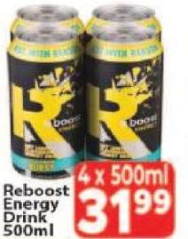 REBOOST ENERGY DRINK 500ml