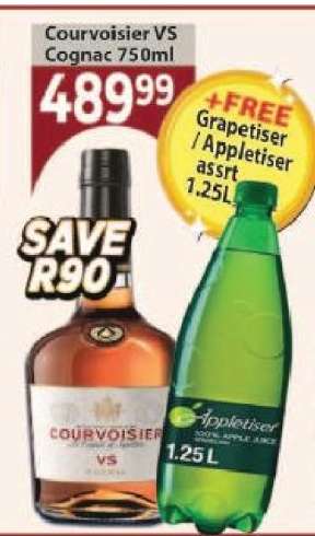 COURVOISIER VS COGNAC 750ML
