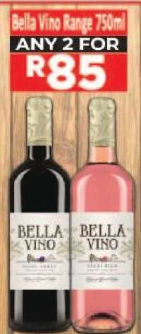 BELLA VINO range 750ml