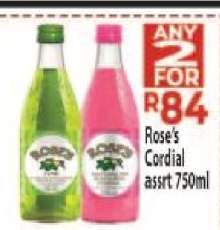 Rose's Cordial