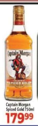 Captain Morgan Spiced Gold 750ml