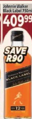 Johnnie Walker Black Label 750ml