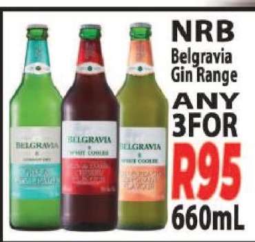 NRB Belgravia Gin Range