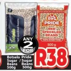 Botselo Pride Sugar Beans 500g