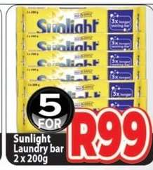 Sunlight Laundry bar 2 x 200g