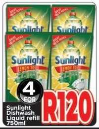 Sunlight Dishwash Liquid refill 750ml