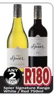 Spier Signature Range White / Red 750ml