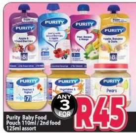 Purity Baby Food