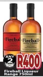 Fireball Liqueur Range 750ml