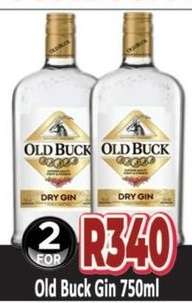 Old Buck Gin 750ml