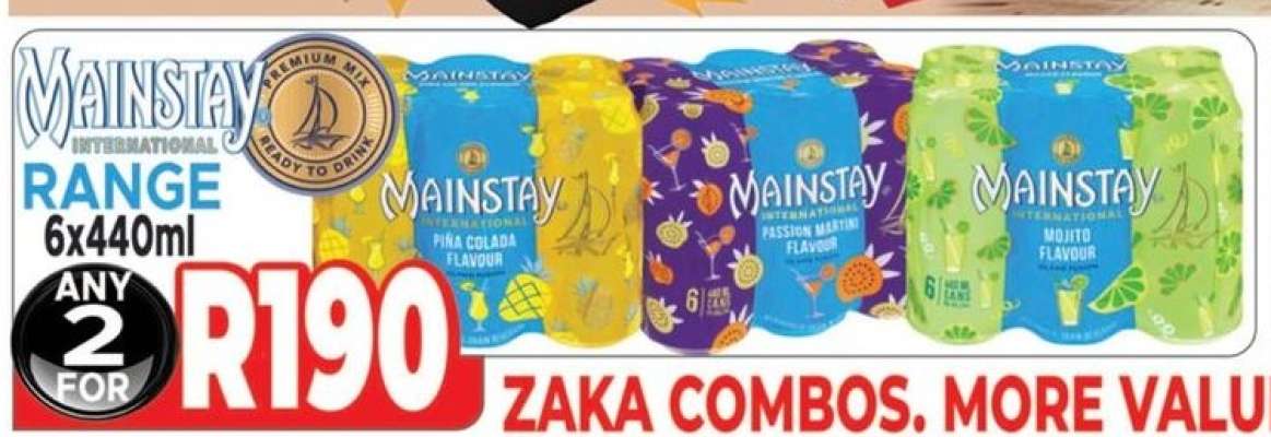 Mainstay Range 6x440ml