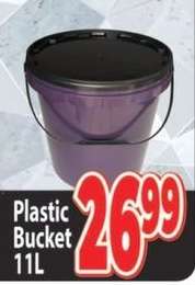 Plastic Bucket 11L