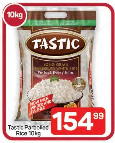Tastic Parboiled Rice 10kg