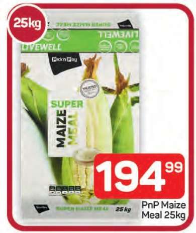 PnP Maize Meal 25kg