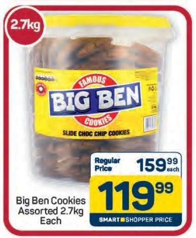 Big Ben Cookies Assorted 2.7kg