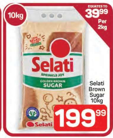 SELATI BROWN SUGAR 10kg