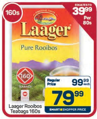 LAAGER Rooibos Teabags 160s