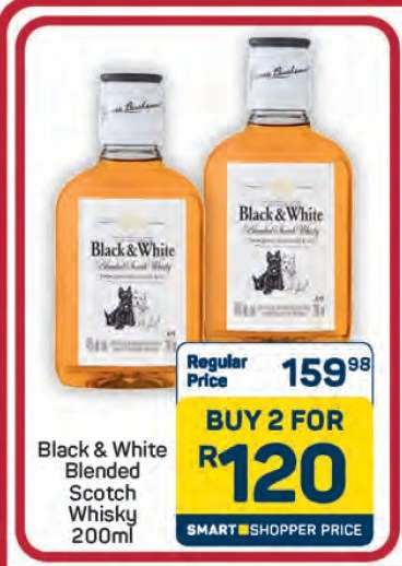 Black & White Blended Scotch Whisky 200ml
