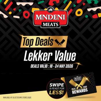 Mndeni Meats catalogue  - 18/05/2026 - 24/05/2026.