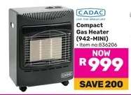 Cadac Compact Gas Heater 942-Mini