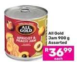 All Gold Jam 900 g Assorted